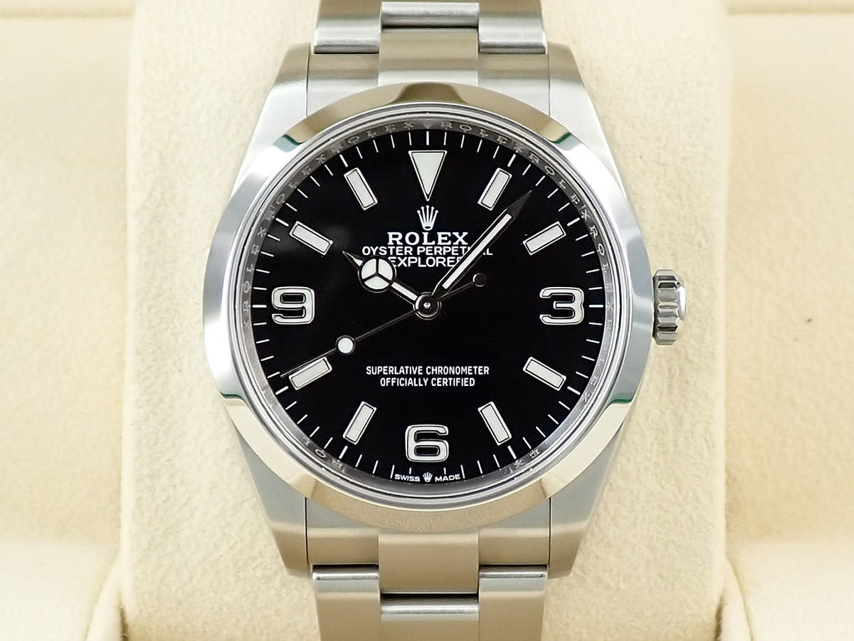 ロレックス エクスプローラーI Ref.124270 ブラック文字盤 中古 VZPWPU96