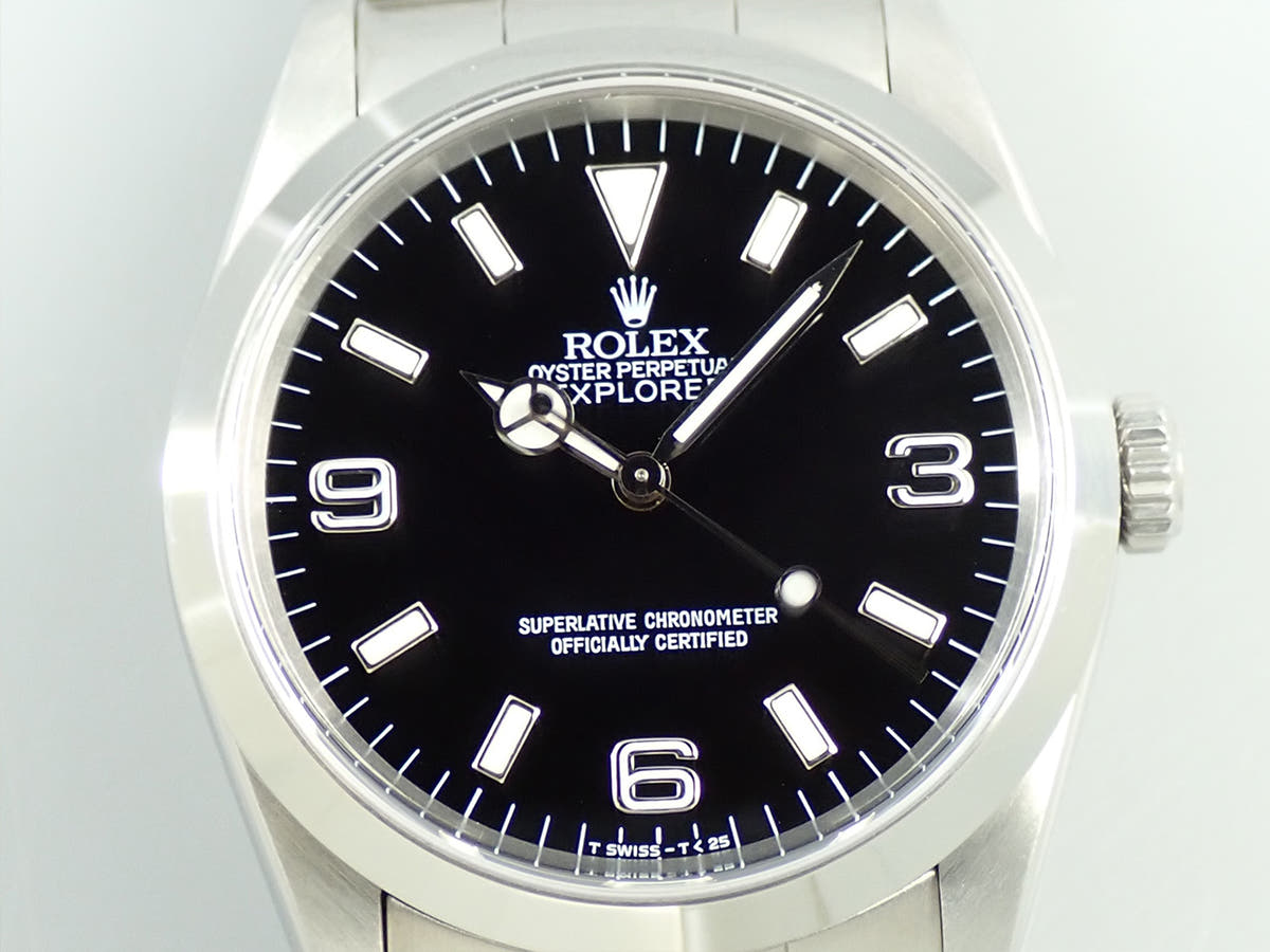 ロレックス エクスプローラーI Ref.14270 ブラック文字盤 中古 2JLCFAXP