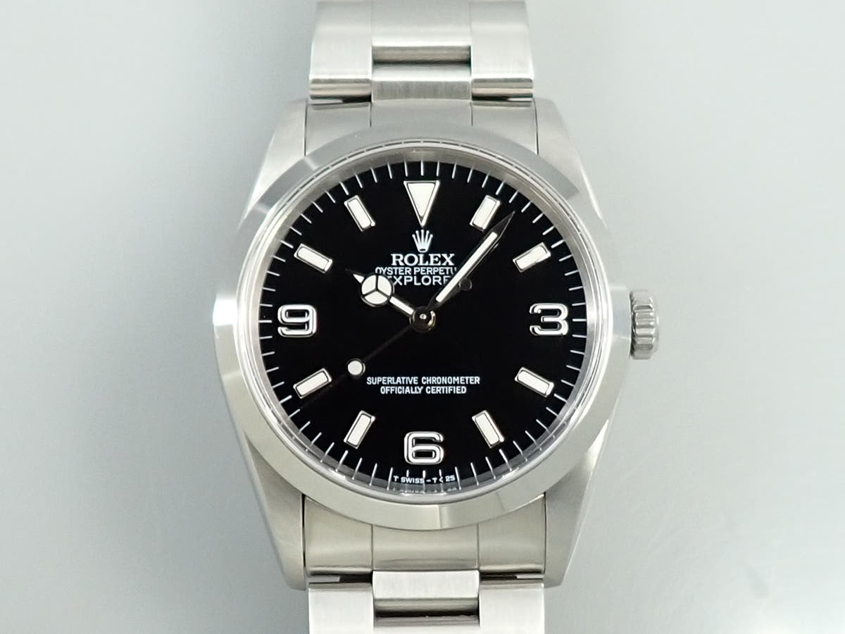 ロレックス エクスプローラーI Ref.14270 ブラック文字盤 中古 2JLCFAXP