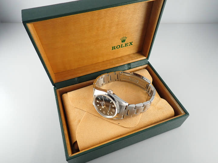 ロレックス エクスプローラーI Ref.14270 ブラック文字盤 中古 explorer-305