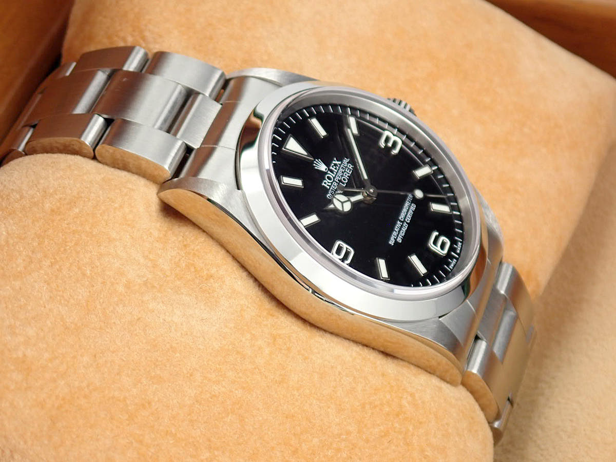 ロレックス エクスプローラーI Ref.14270 ブラック文字盤 中古 explorer-309
