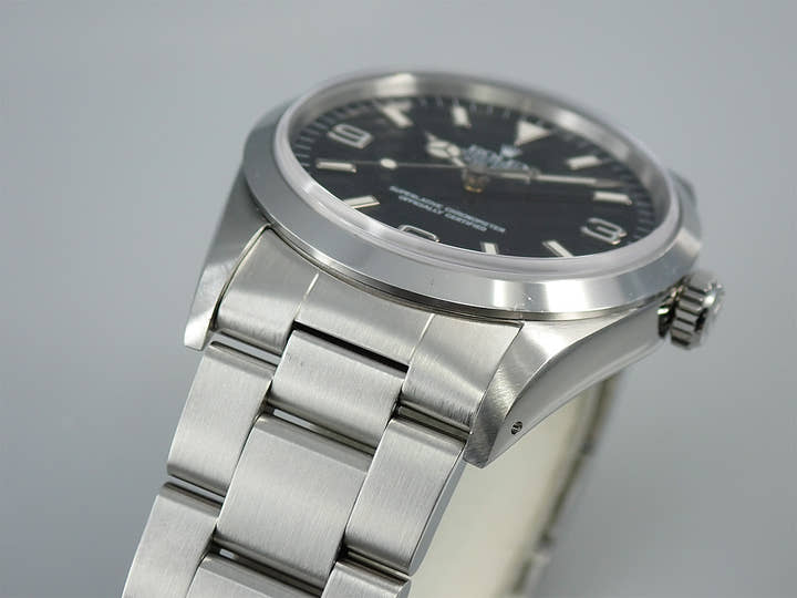 ロレックス エクスプローラーI Ref.14270 ステンレススチール ブラック文字盤