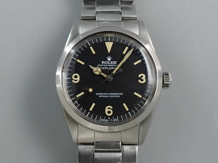 ロレックス エクスプローラーI Ref.1016 ステンレススチール ブラック文字盤