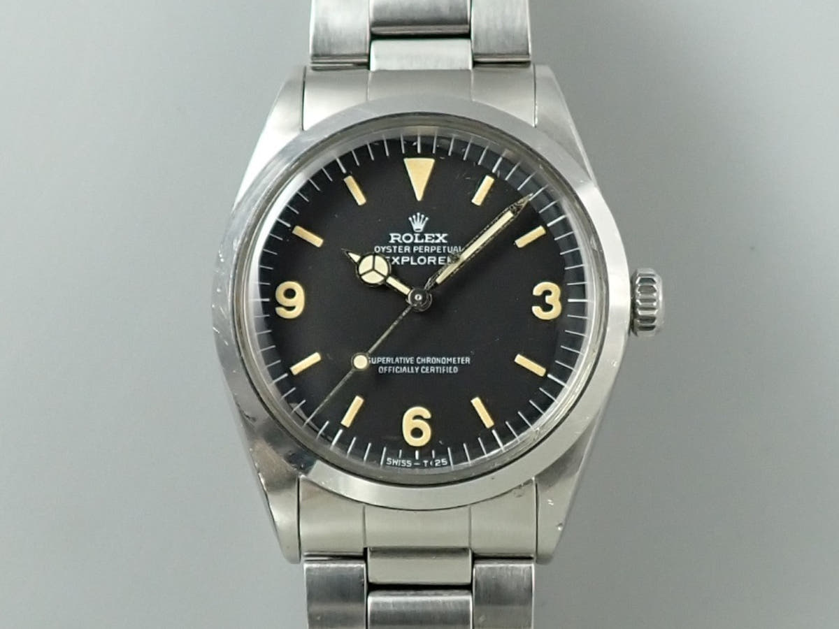 ロレックス エクスプローラーI Ref.1016 ブラック文字盤 中古 6M83F8CR