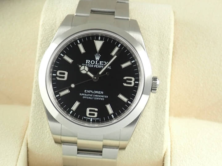 ロレックス エクスプローラー Ref.214270 ブラック文字盤 未使用 explorer-318