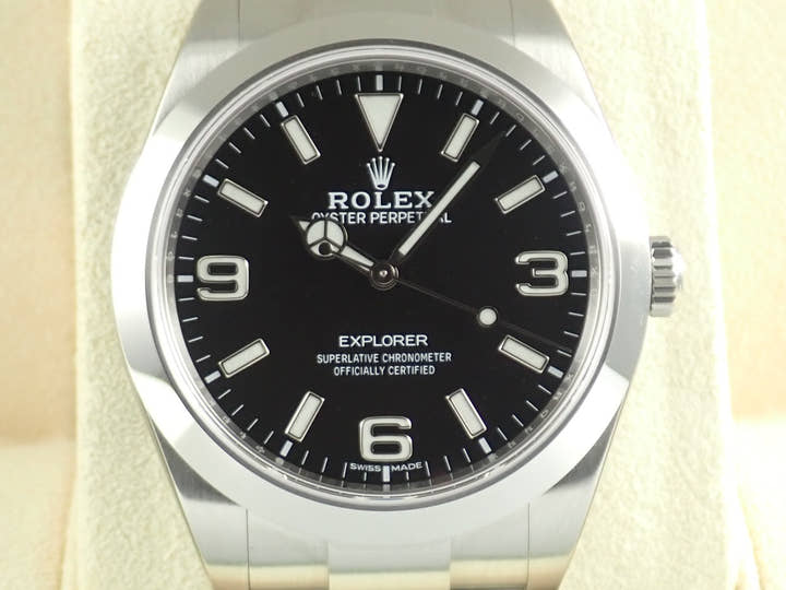 ロレックス エクスプローラー Ref.214270 ブラック文字盤 未使用 explorer-318