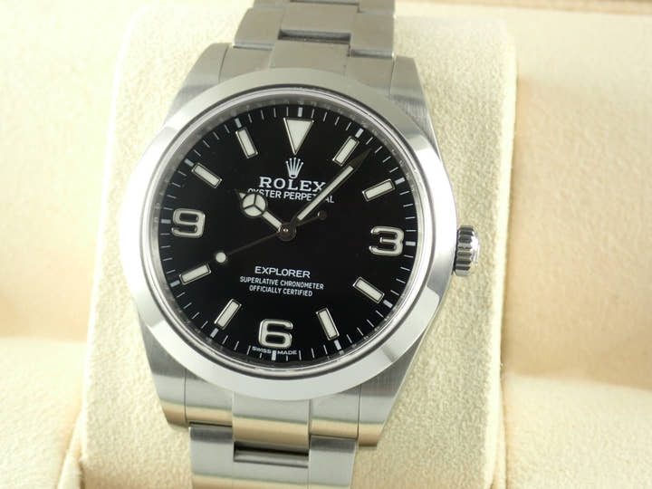 ロレックス エクスプローラー Ref.214270 ブラック文字盤 美品 explorer-321