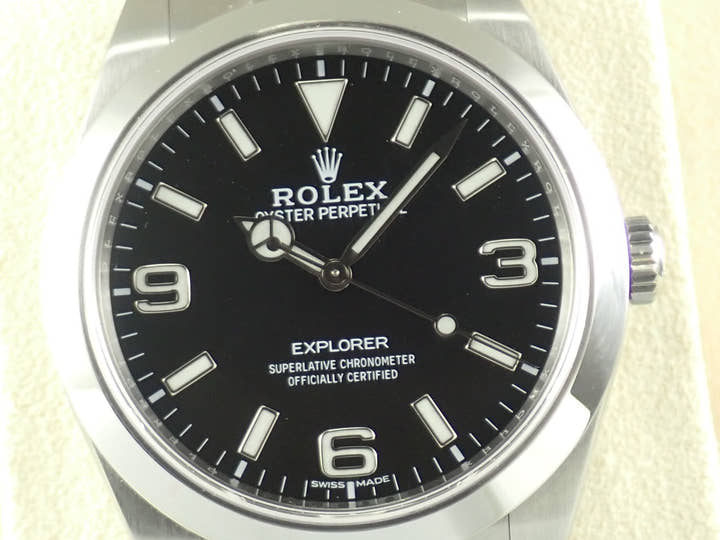 ロレックス エクスプローラー Ref.214270 ブラック文字盤 美品 explorer-321