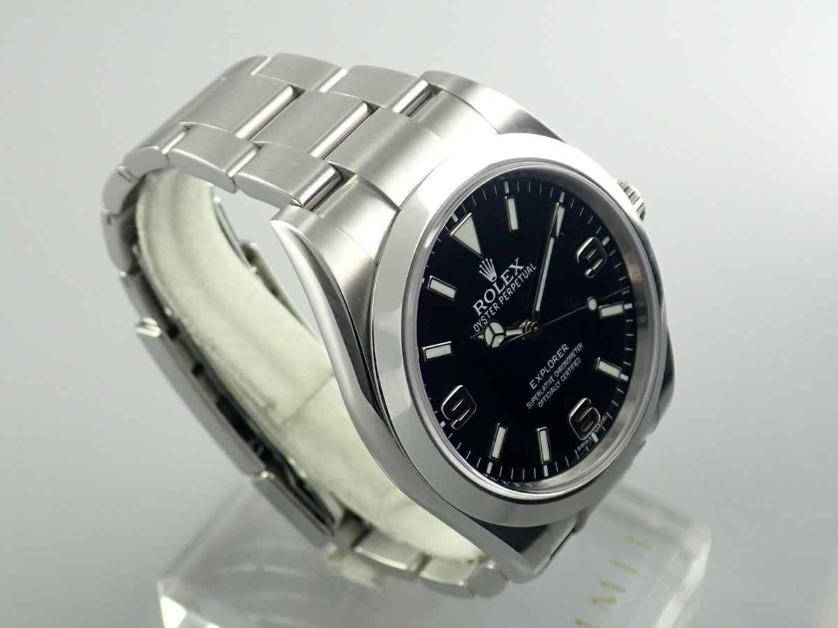 ロレックス エクスプローラー Ref.214270 ブラック文字盤 中古 3P0E96ZI