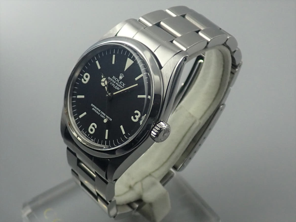 ロレックス エクスプローラーI Ref.1016 ブラック文字盤 中古 explorer-323