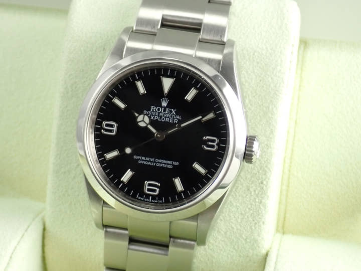 ロレックス エクスプローラーI Ref.114270 ブラック文字盤 中古 explorer-325-2