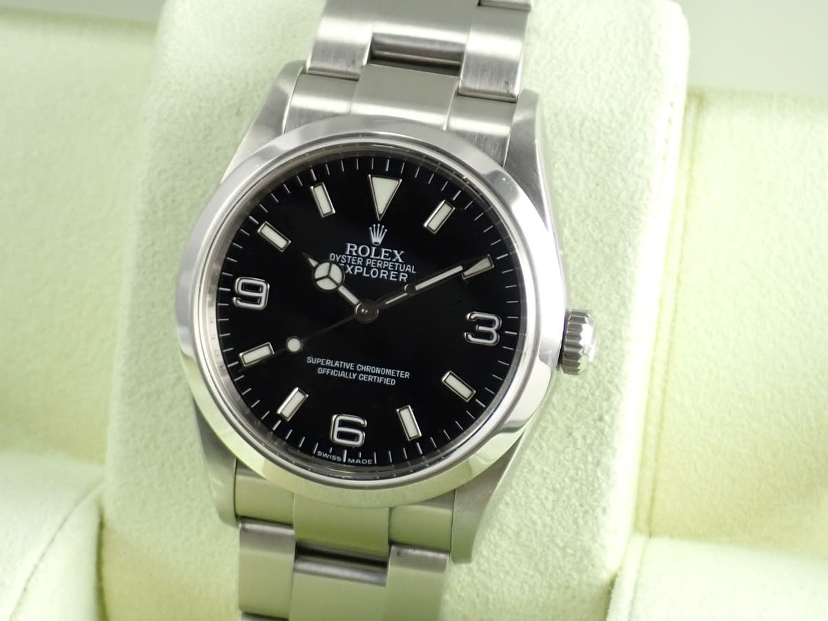 ロレックス エクスプローラーI Ref.114270 ブラック文字盤 中古 explorer-325-2