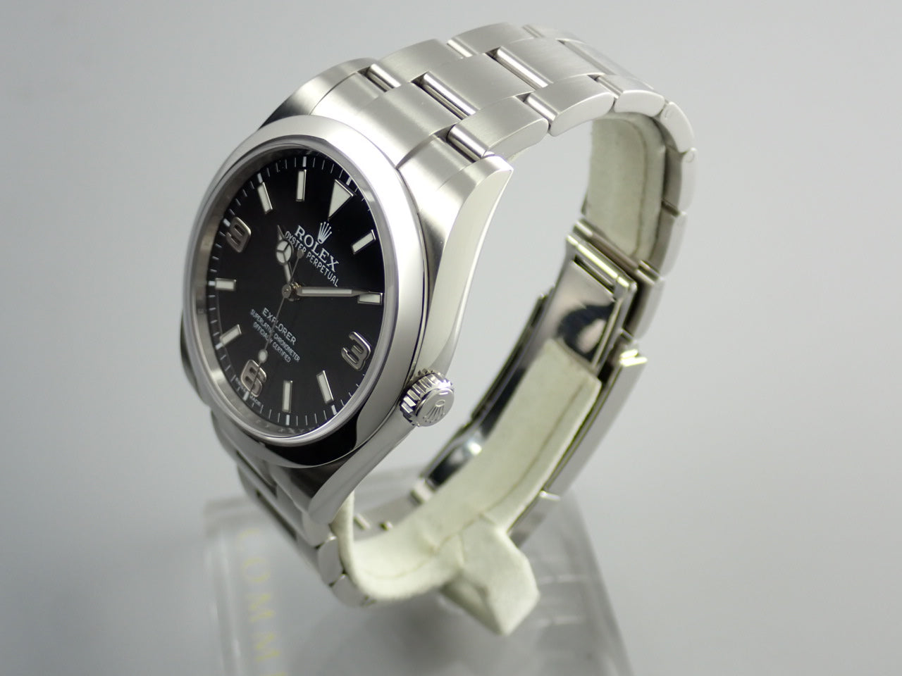 Rolex Explorer Blackout Mirrored Buckle White Tag [Good Condition] &lt;Warranty, Box, etc.&gt;