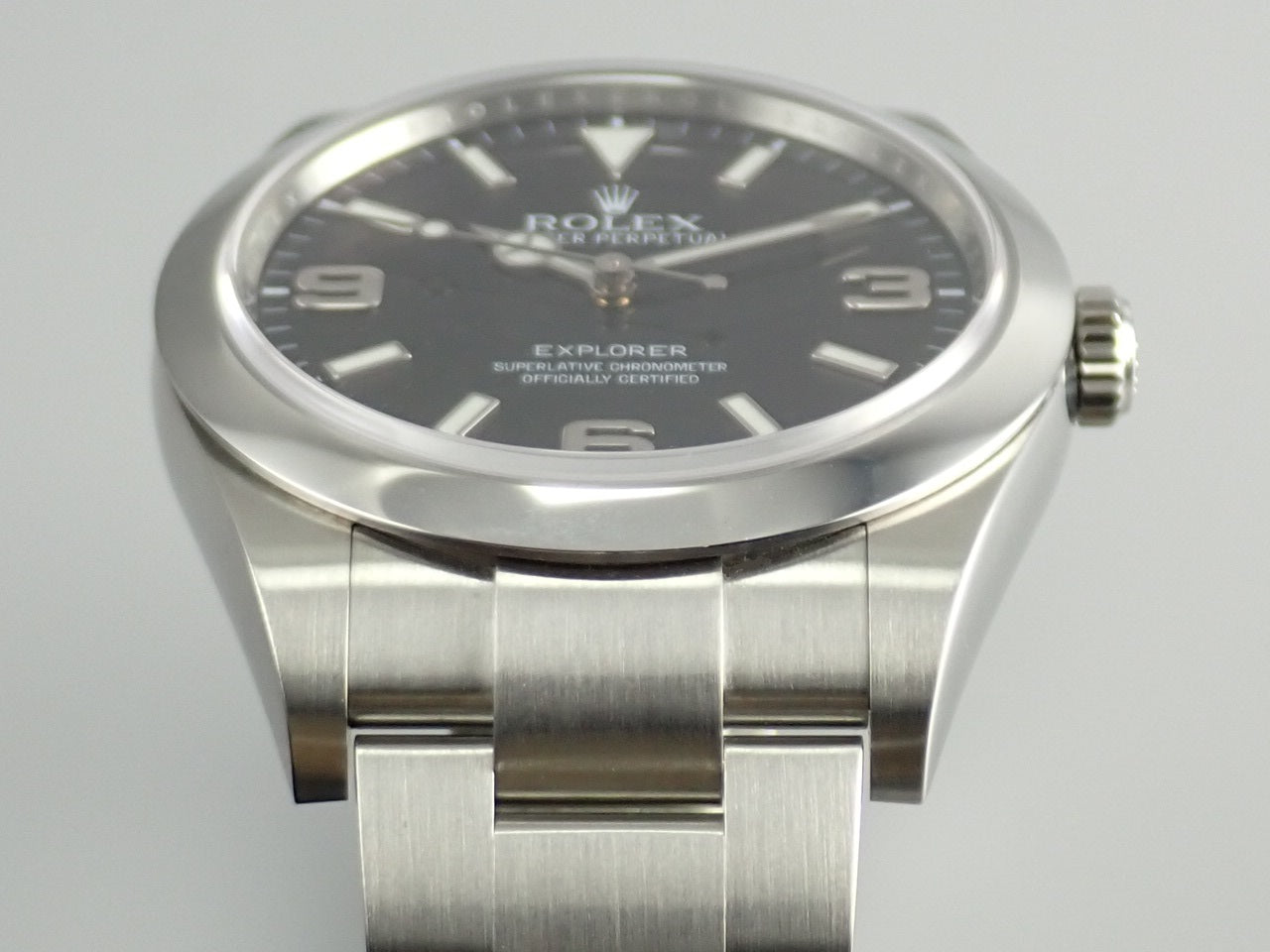 Rolex Explorer Blackout Mirrored Buckle White Tag [Good Condition] &lt;Warranty, Box, etc.&gt;