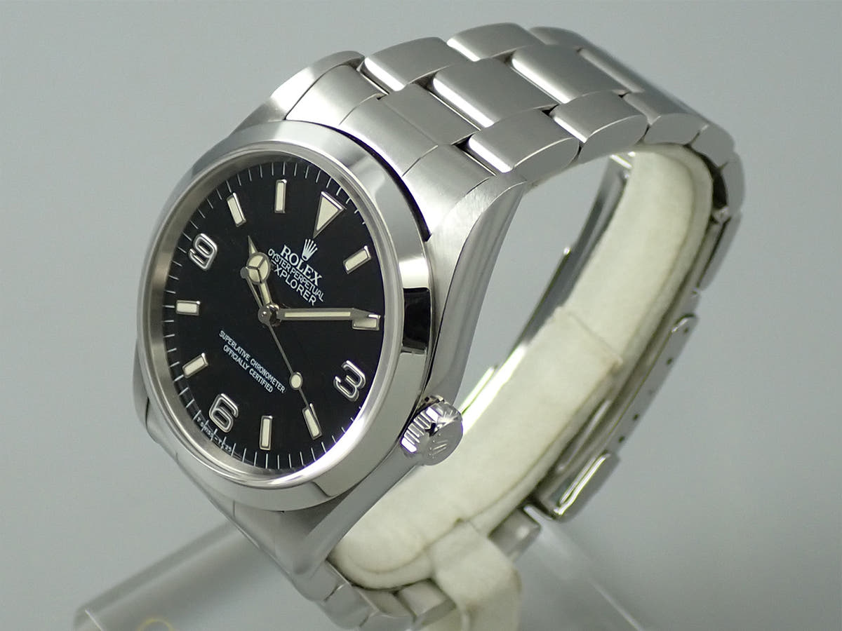 ロレックス エクスプローラーI Ref.14270 ブラック文字盤 中古 7586K38M