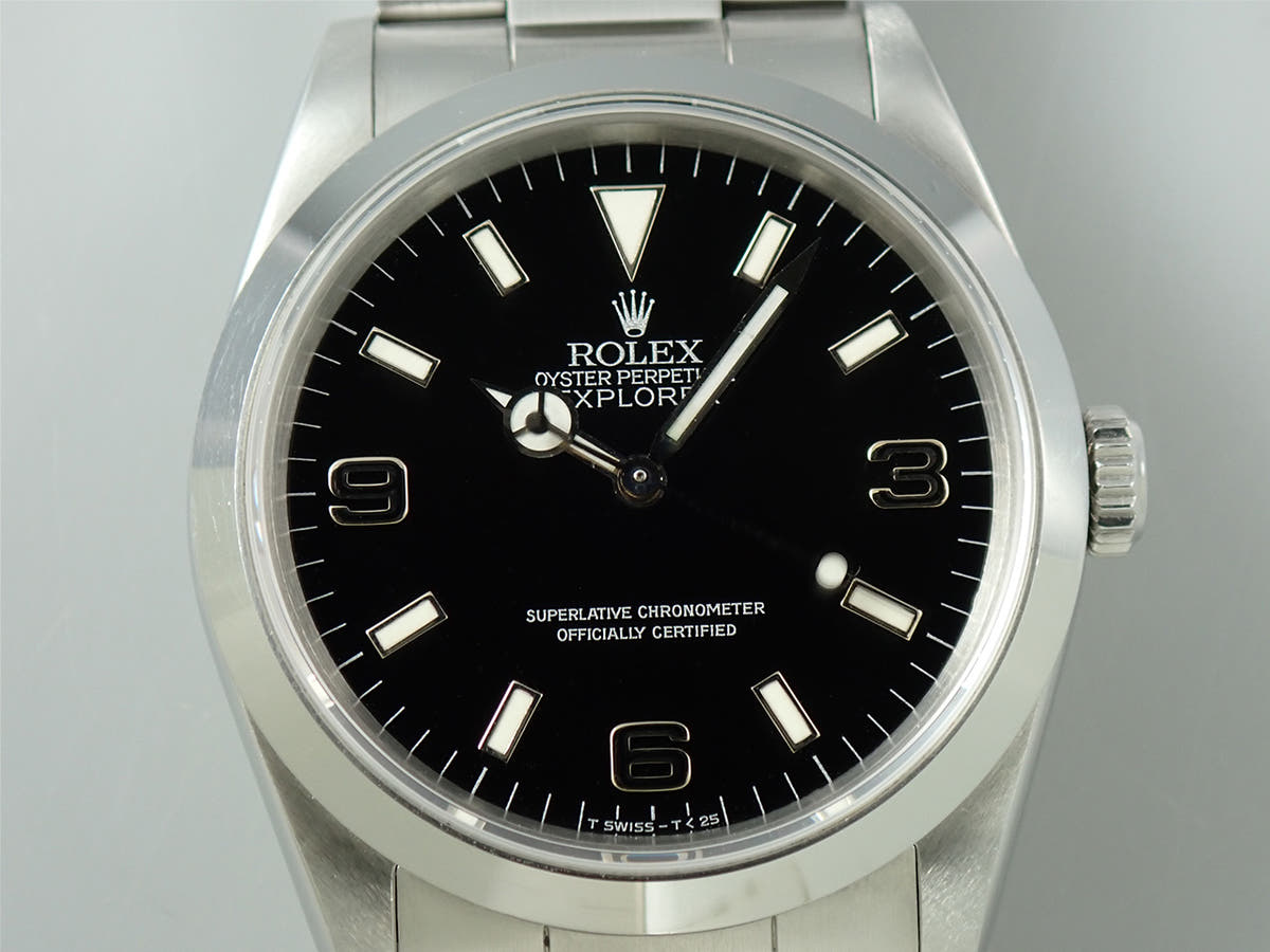 ロレックス エクスプローラーI Ref.14270 ブラック文字盤 中古 R50YTT17