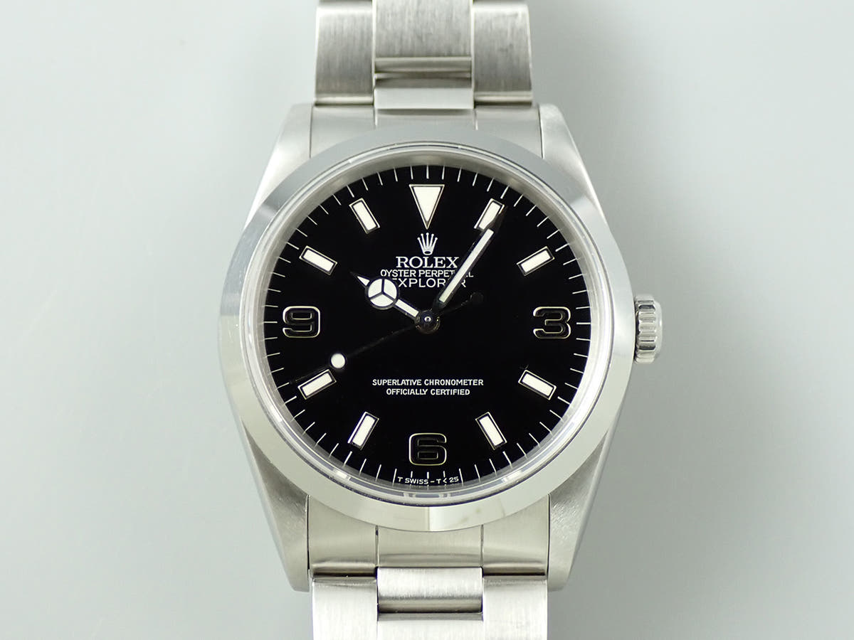 ロレックス エクスプローラーI Ref.14270 ブラック文字盤 中古 R50YTT17