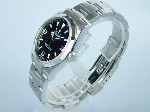 ロレックス エクスプローラーI Ref.114270 ブラック文字盤 中古 explorer-33