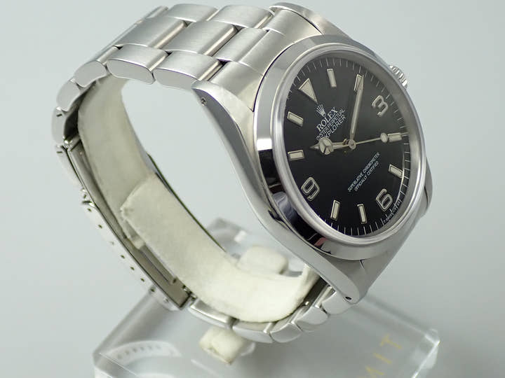 ロレックス エクスプローラーI Ref.14270 ステンレススチール ブラック文字盤