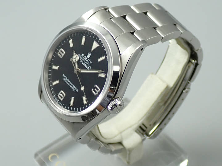 ロレックス エクスプローラーI Ref.14270 ステンレススチール ブラック文字盤