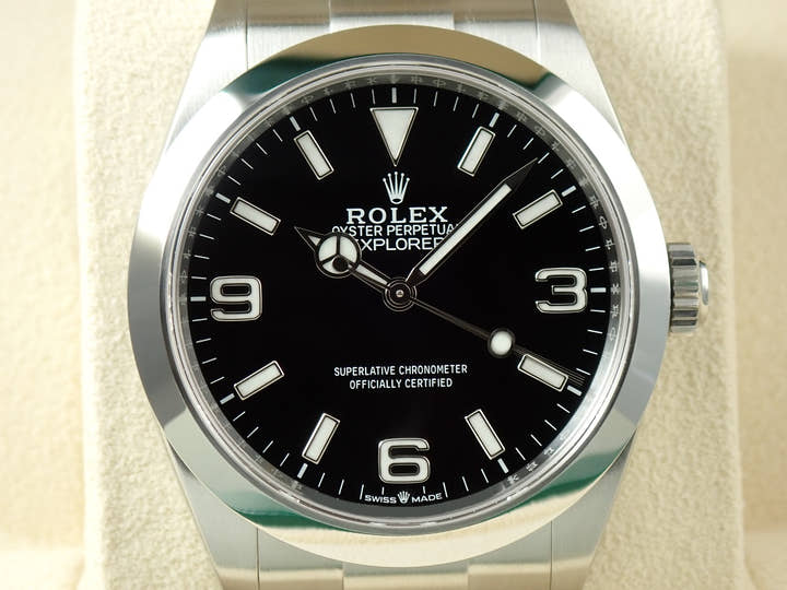 ロレックス エクスプローラー40 Ref.224270 ステンレススチール ブラック文字盤