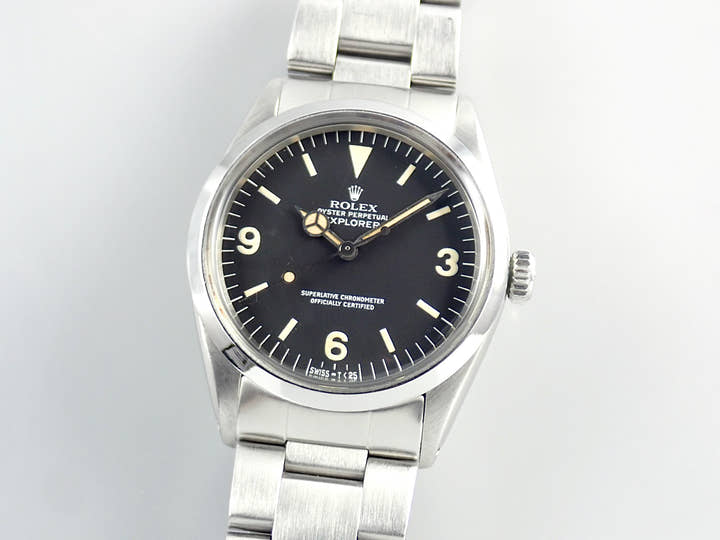 ロレックス エクスプローラーI Ref.1016 ブラック文字盤 中古 explorer-331