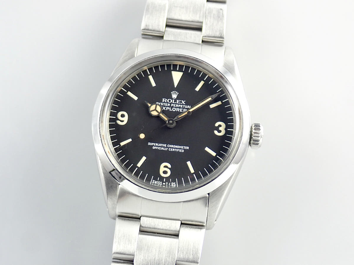 ロレックス エクスプローラーI Ref.1016 ブラック文字盤 中古 explorer-331
