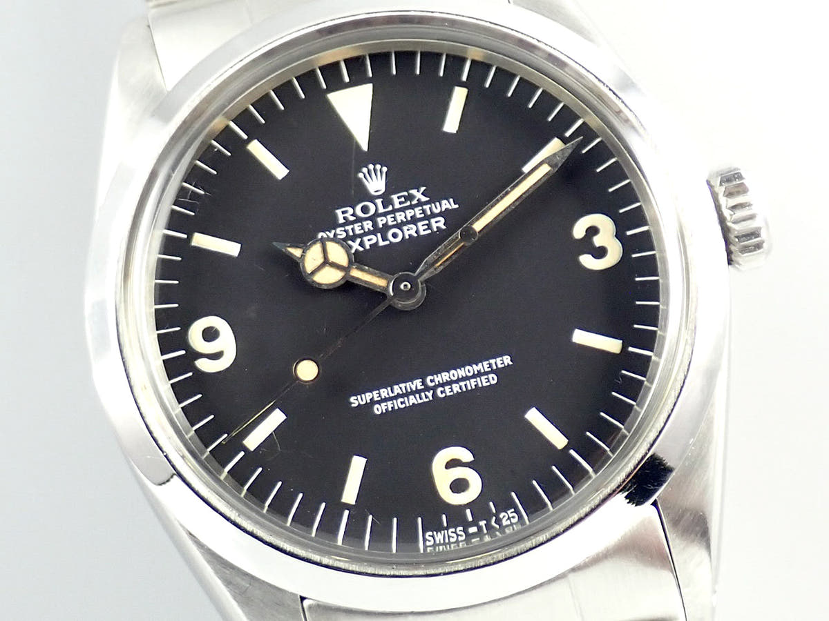 ロレックス エクスプローラーI Ref.1016 ブラック文字盤 中古 explorer-331