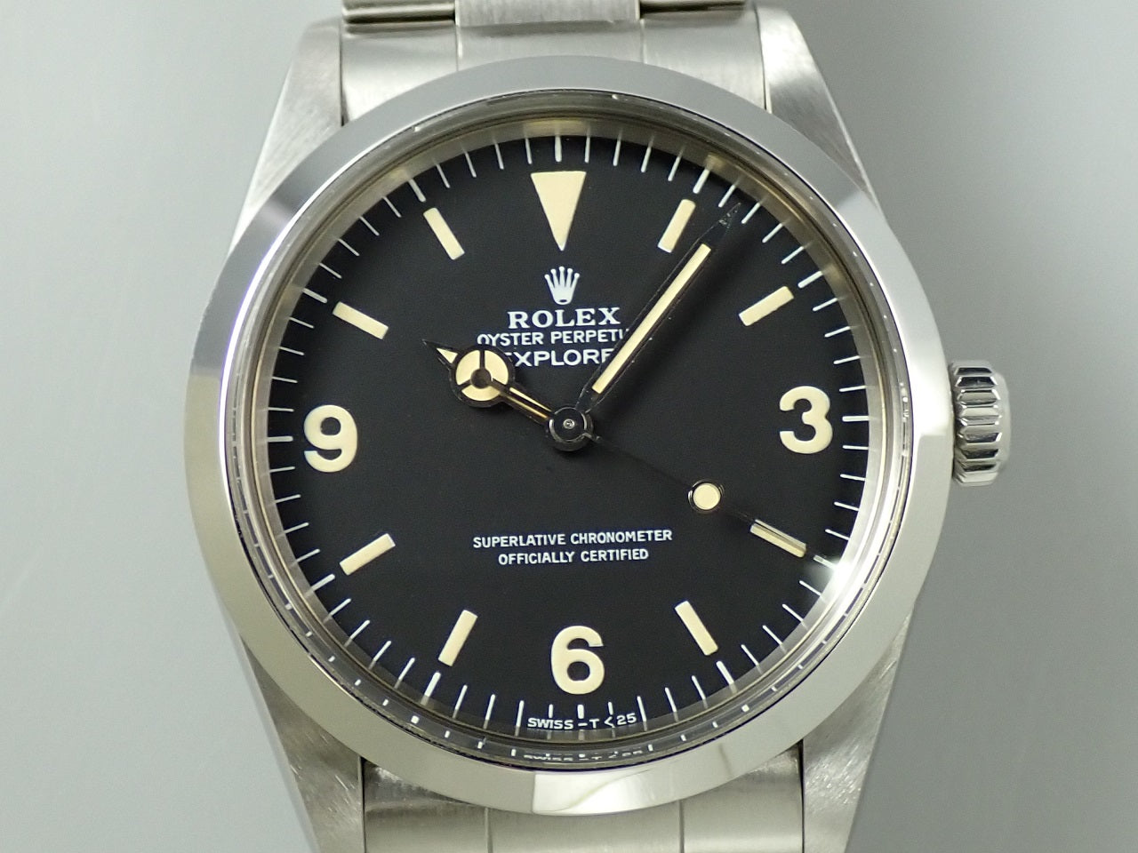ロレックス エクスプローラーI 1016 ブラック 中古 X5HK8AVL ロレックス エクスプローラーI 1016 ブラック 中古 X5HK8AVL