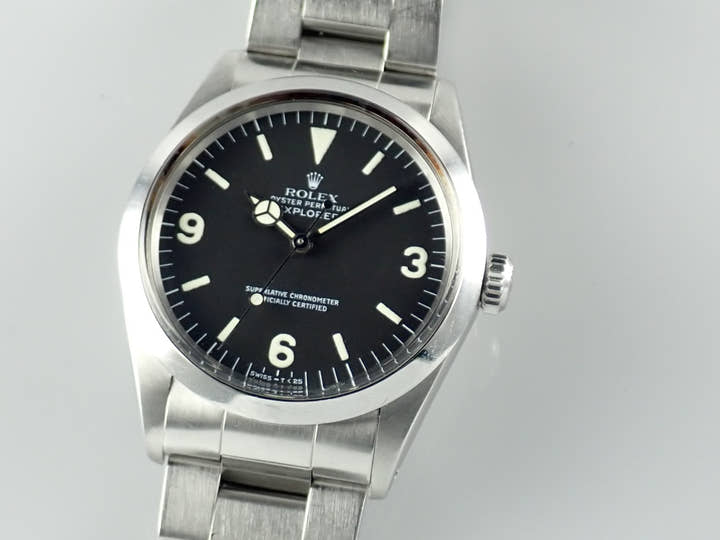 ロレックス エクスプローラーI Ref.1016 ブラック文字盤 中古 explorer-336