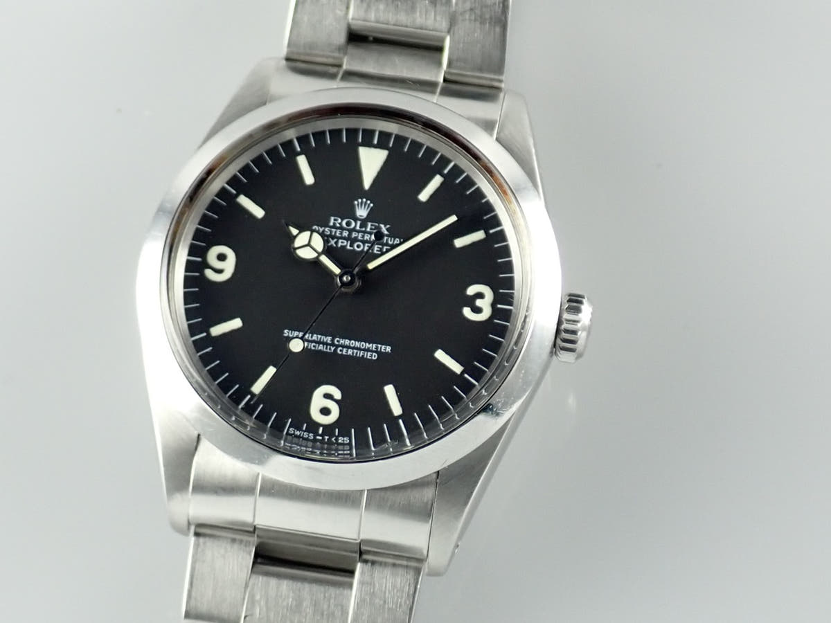 ロレックス エクスプローラーI Ref.1016 ブラック文字盤 中古 explorer-336