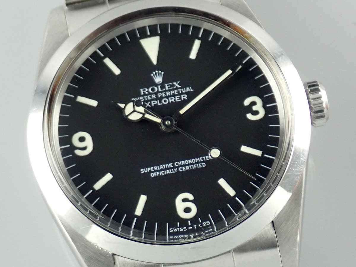 ロレックス エクスプローラーI Ref.1016 ブラック文字盤 中古 explorer-336