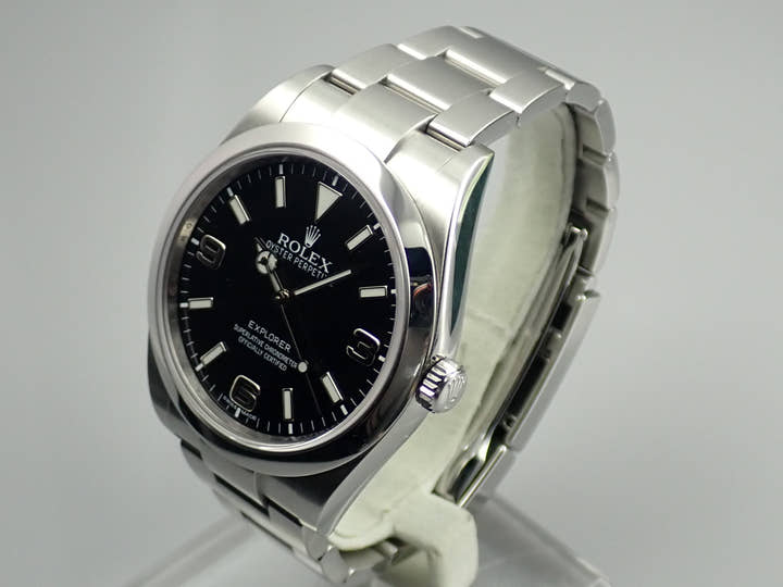 ロレックス エクスプローラー Ref.214270 ブラック文字盤 中古 explorer-337