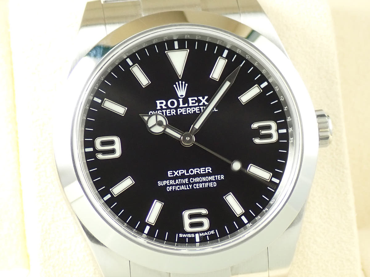 ロレックス エクスプローラーI Ref.214270 ブラック文字盤 中古 9P03JX5L