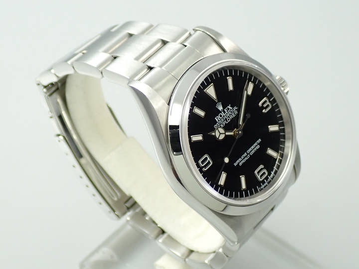 ロレックス エクスプローラーI Ref.14270 ステンレススチール ブラック文字盤