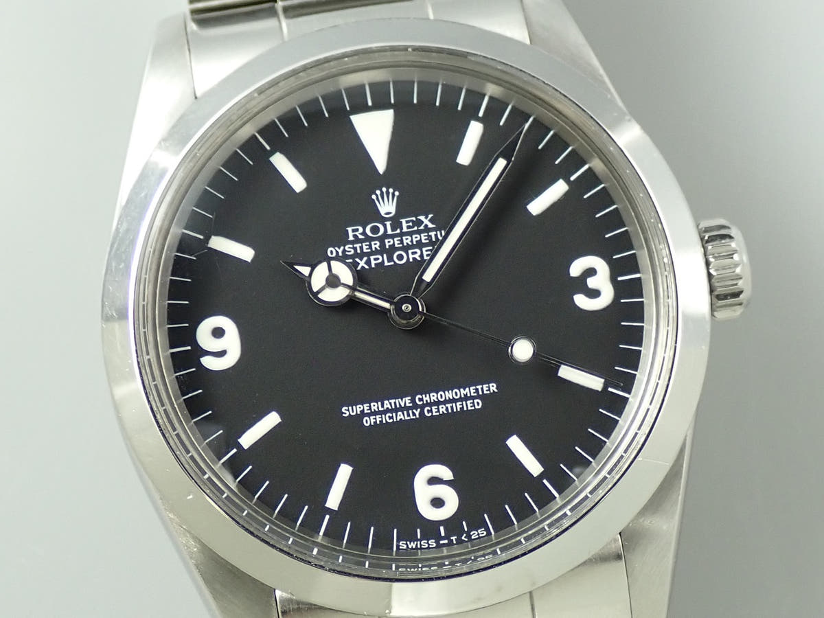 ロレックス エクスプローラーI Ref.1016 ブラック文字盤 中古 L0U3K0WY