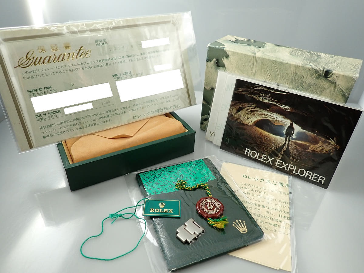 ロレックス エクスプローラーI Ref.1016 ブラック文字盤 中古 L0U3K0WY