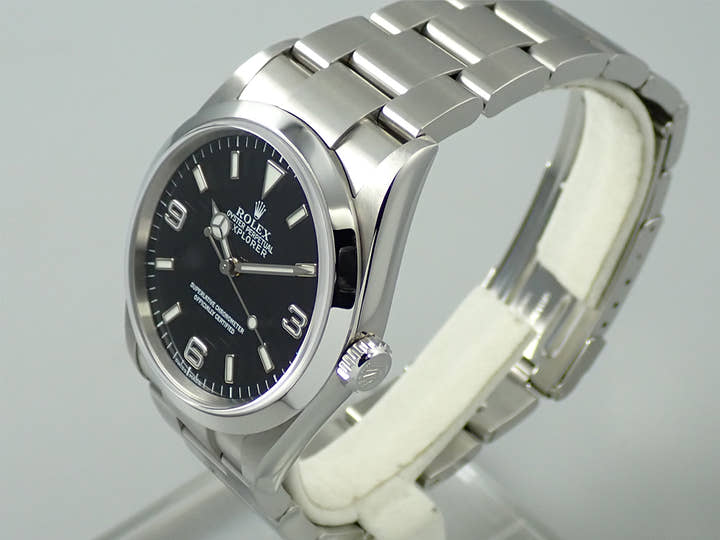 ロレックス エクスプローラーI Ref.114270 ステンレススチール ブラック文字盤