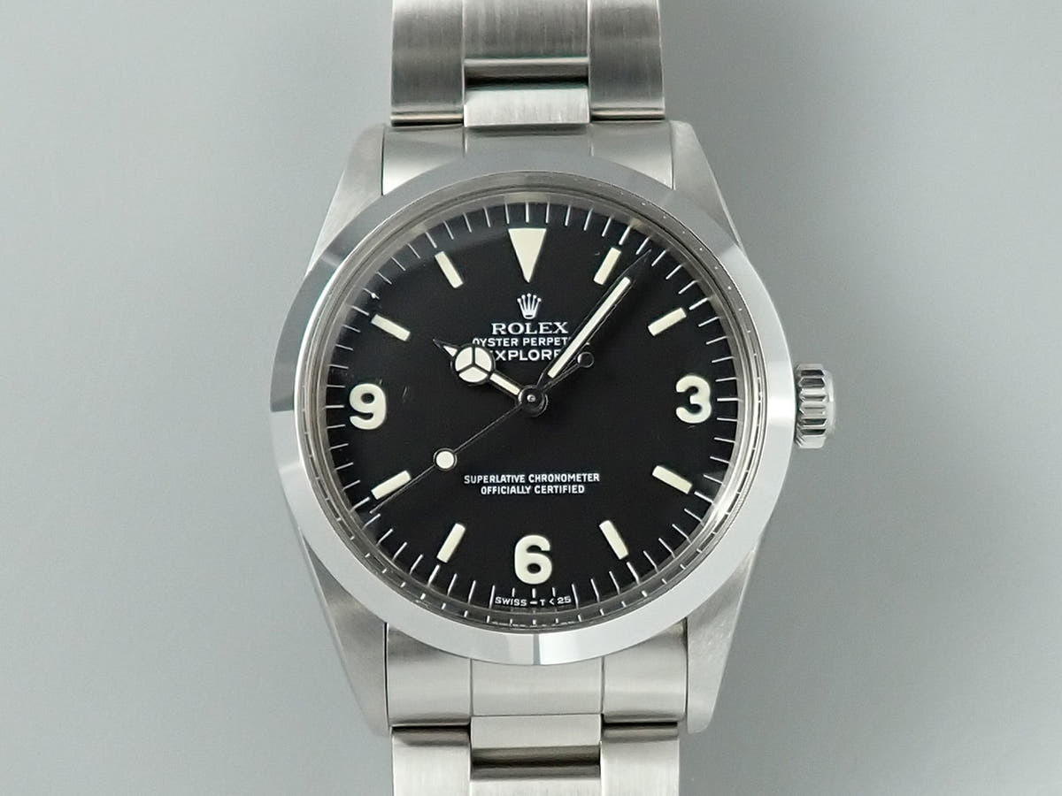 ロレックス エクスプローラーI Ref.1016 ブラック文字盤 中古 72L4HWFR