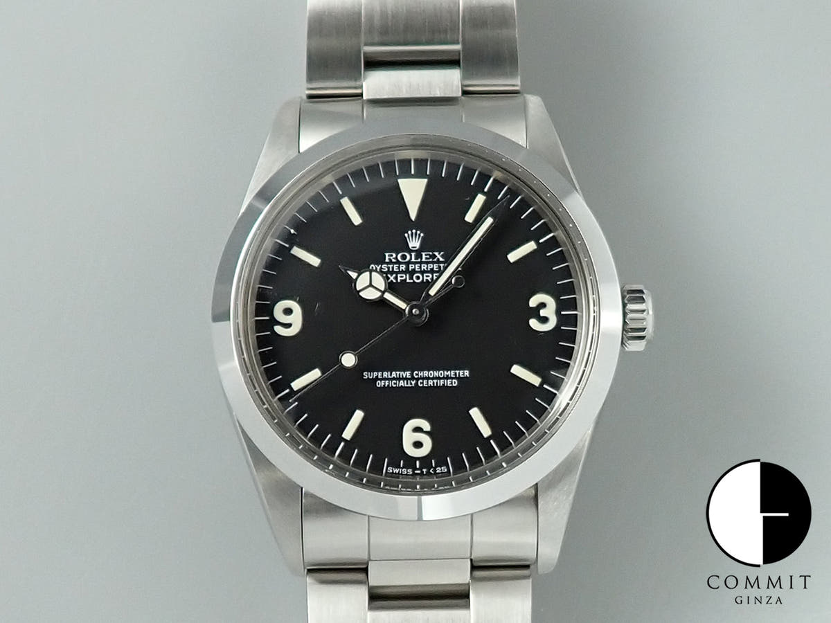 ロレックス エクスプローラーI Ref.1016 ブラック文字盤 中古 72L4HWFR