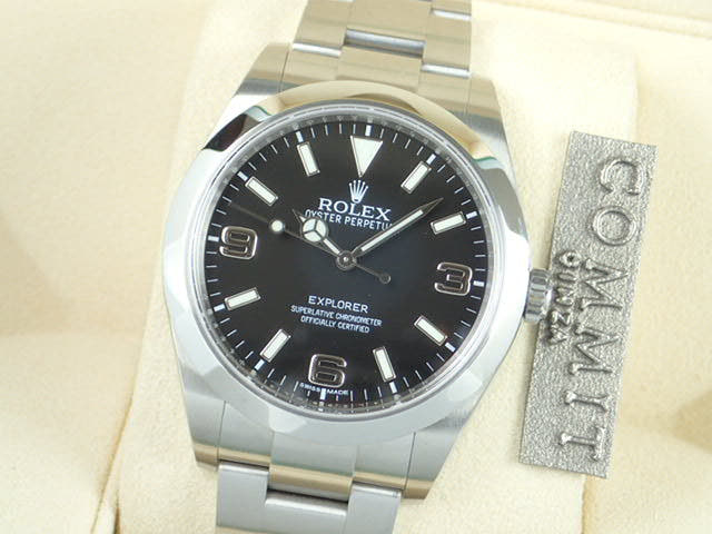 ロレックス エクスプローラー Ref.214270 ブラック文字盤 中古 explorer-35