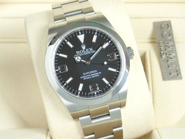 ロレックス エクスプローラー Ref.214270 ブラック文字盤 中古 explorer-35
