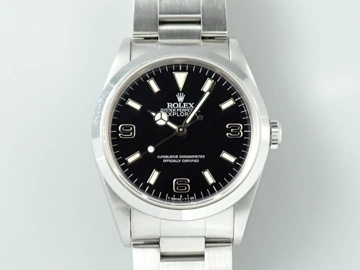 ロレックス エクスプローラーI Ref.14270 ステンレススチール ブラック文字盤