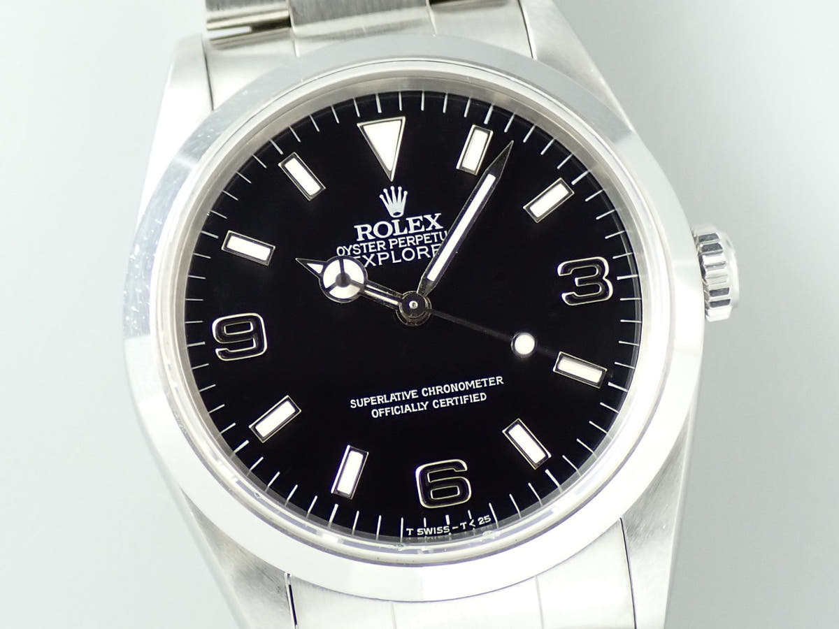 ロレックス エクスプローラーI Ref.14270 ブラック文字盤 中古 16YX40H7