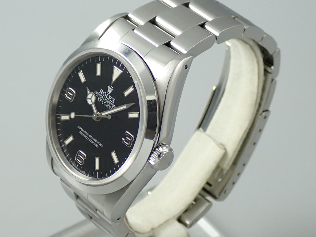 ロレックス エクスプローラーI Ref.14270 ブラック文字盤 中古 16YX40H7