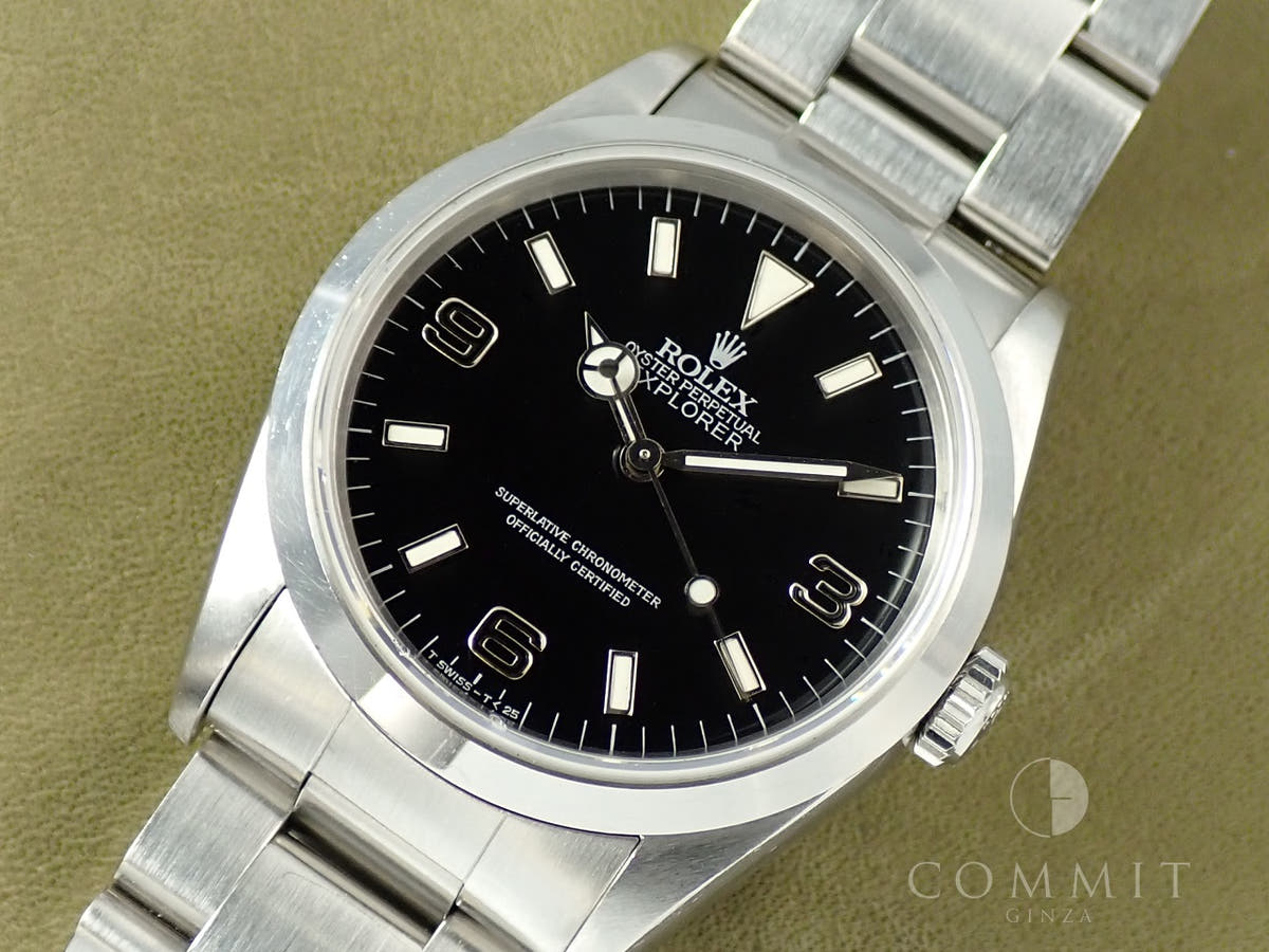 ロレックス エクスプローラーI Ref.14270 ブラック文字盤 中古 16YX40H7