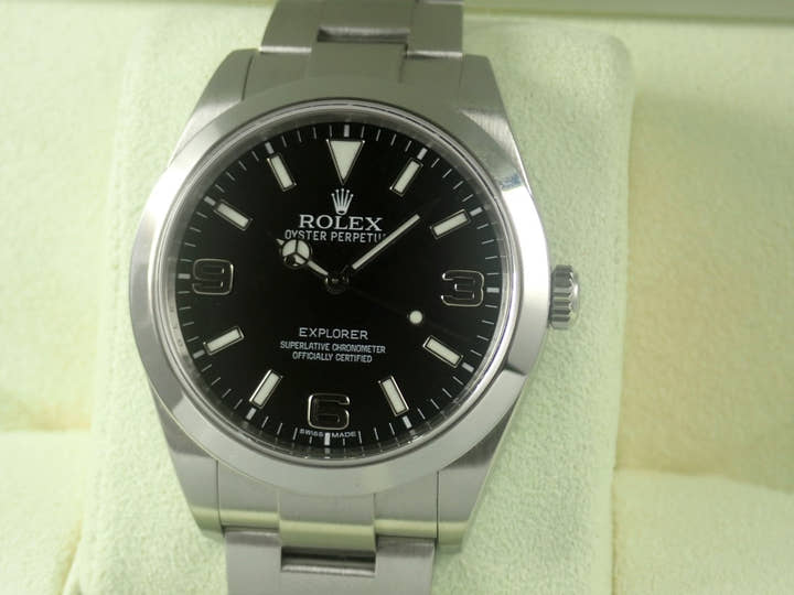 ロレックス エクスプローラー Ref.214270 ブラック文字盤 中古 explorer-354