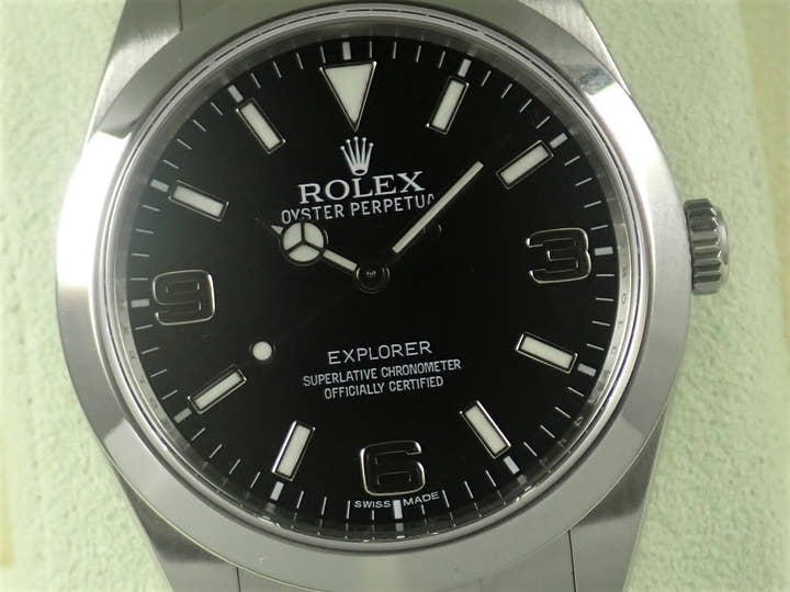 ロレックス エクスプローラー Ref.214270 ブラック文字盤 中古 explorer-354