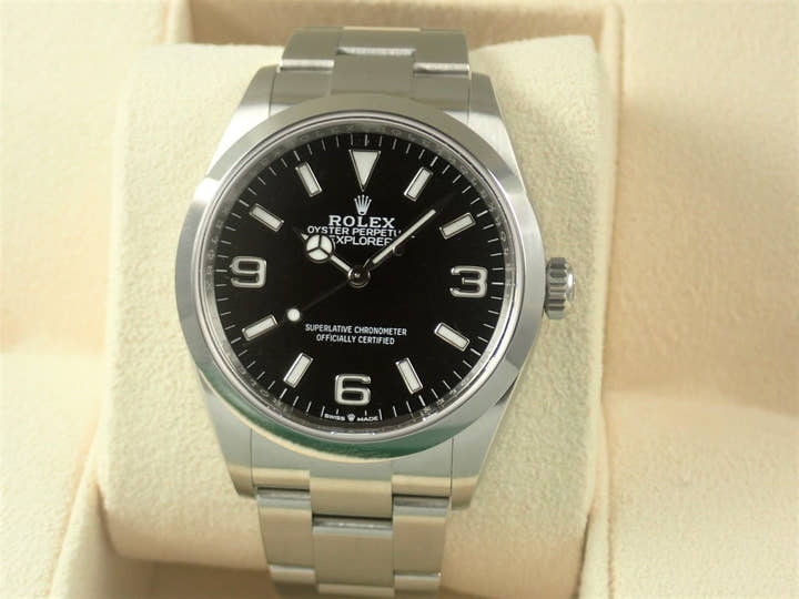 Rolex Explorer Ref.124270 Black Dial Unused explorer-356