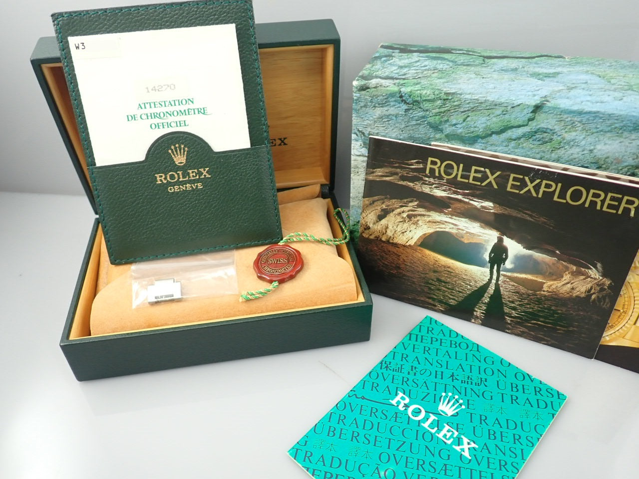 Rolex Explorer I W serial number &lt;Warranty, box, etc.&gt;